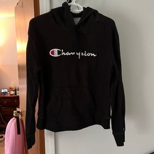 Champion crop hoodie